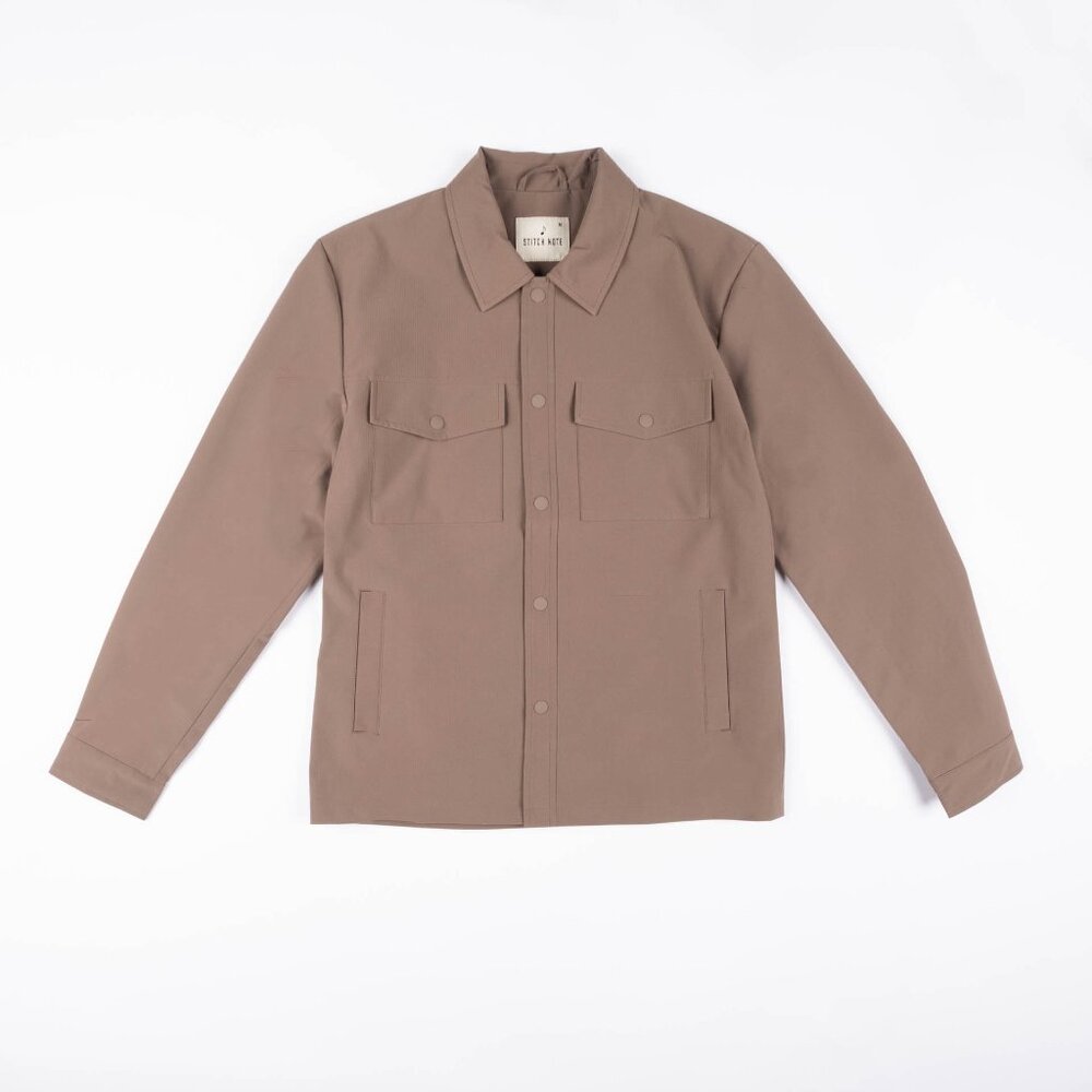 Stitch Note Jacket - Taupe